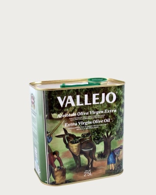 Oliwa Extra Virgin odmiana Picual, kwasowość <0,17, Vallejo, hiszpańska 2,5L