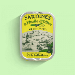 Sardynki w oliwie z oliwek i cytrynie, La Belle-ilois