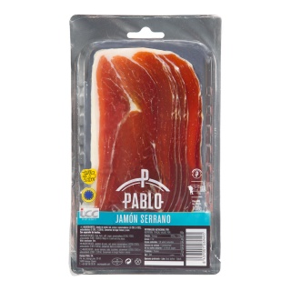 Szynka Jamon Serrano, dojrzewająca 18+ miesięcy, 100g