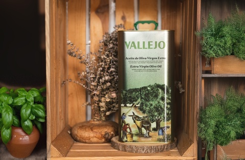 Vallejo, hiszpańska Oliwa Extra Virgin, kwasowość <0,17 odmiana Picual 5L