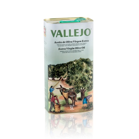 Vallejo, hiszpańska Oliwa Extra Virgin, kwasowość <0,17 odmiana Picual 5L