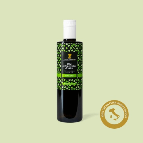 Włoska oliwa Extra Virgin, odmiana Coratina, 500 ml