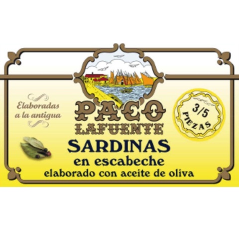 Sardynki marynowane, Paco Lafuente, Hiszpania, 125g