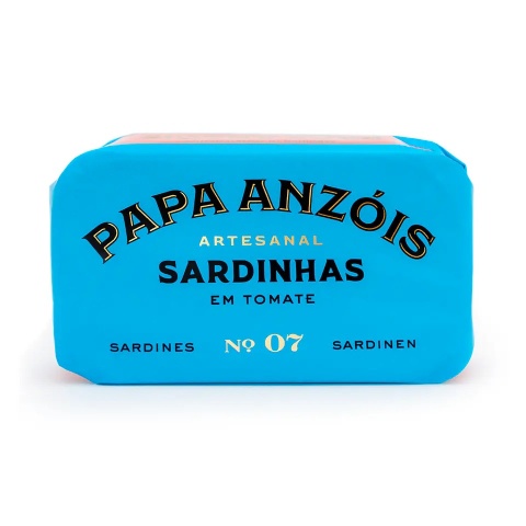Zestaw 6 szt. rzemieślniczych sardynek w sosoe pomidorowym, łagodnym i na ostro, Portugalia